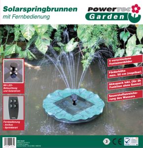 Solarspringbrunnenpumpe V1 (Seerose)