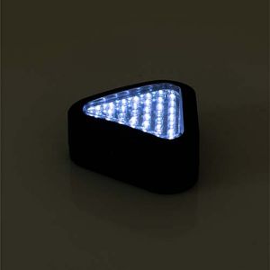 Dreiecklampe mit 21 LEDs