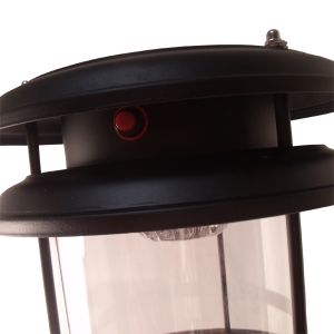 Solarlampe LED, 60 cm hoch, schwarz