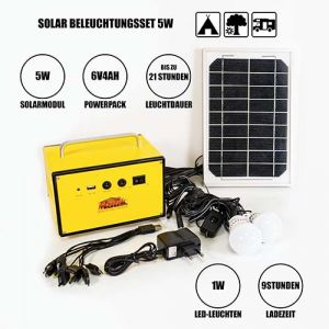 Solar Beleuchtungsset 5 Watt