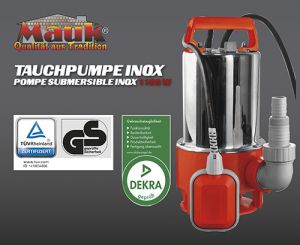 Tauchpumpe INOX 1100W ( Handelsretoure )
