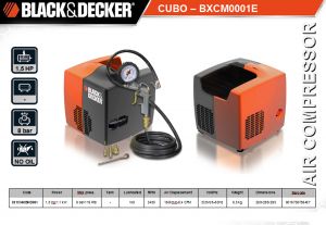 Black & Decker Kompressor Cubo lfrei