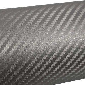 Carbonfolie, silber, 1,52 m x 3,0 m  (B Ware)
