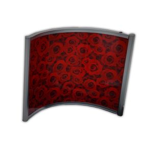 Mauk Infrarot Standheizer halbrund 250 W Rosen (B Ware)