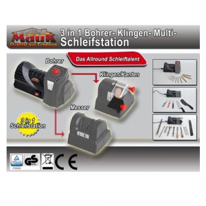 MAUK  3 in 1 Bohrer- Klingen- Multi- Schleifstation 110W