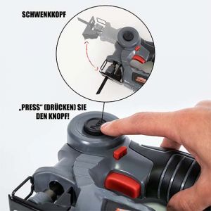 MAUK Akku Stab- Pendelhub- Stichsge mit Schwenkkopf  12V Li-ion