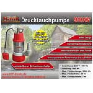 MAUK Druck- Tauch- Pumpe 30m Frderhhe 900W (B-Ware)