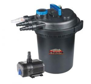 MAUK XL UVC Teichdruckfilter Set 13Watt bis 16.000Liter Teiche (