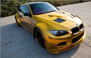 MAUK Folie Auto- Kchen- Folie GOLD Hochglanz Spiegelfolie