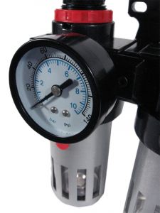 Druckluft Wartungseinheit (Wasserabscheider + Nebler)