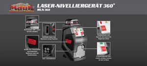 MAUK 360____deg; Grad Rotations - Laser - Nivelliergert  (Rotar
