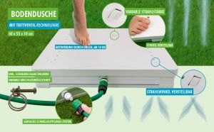 Mauk Step Action Bodendusche ( Handelsretoure )