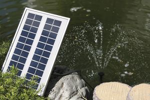 MAUK 3,5 W Solar-Teichpumpenset mit LED&Fernbedienung (B-Ware)