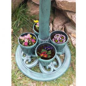 MAUK Vogelbad-/trnke/Futterstation mit LED Solarlampe (B-Ware)