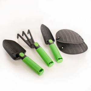 XXL- 5 teiliges Gartenwerkzeug Set (aus Hartkunststoff & Rostfre