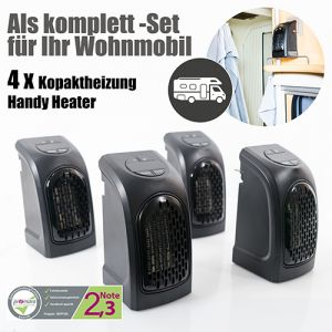 Wohnwagen/ Camping Steckdosenheizer 4 er Set