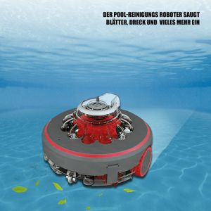 Mauk Pool Reinigungs Roboter Li-Ion bis zu 200 m
