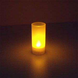 LED Teelicht Deko mit Glas B-Ware