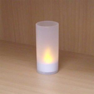 LED Teelicht Deko mit Glas B-Ware