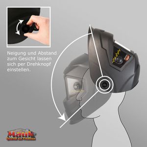 MAUK Schweihelm mit automatischer Verdunkelung