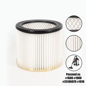Kartuschenfilter fr Nass- Trocken- Sauger 1200W 30L KRAFT/MAUK 