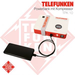 Telefunken Powerbank mit Kompressor TPK 10 - B-Ware