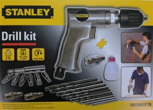 Stanley Druckluft Bohrmaschinen - Set Kompressor Zubeh�r, Drill 