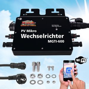 Mauk PV Mikro Wechselrichter MGTI-600  fr Balkonkraftwerke mit 