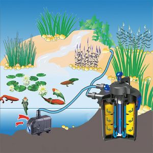 Mauk Teichdruckfilter-Set ECO 9W UVC