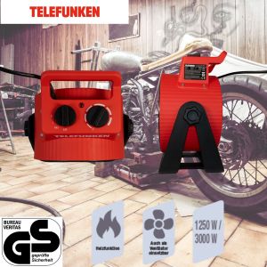 TELEFUNKEN 3-kW-Industrie-Heizer THL-3KW