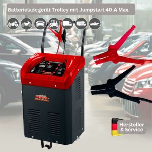 Mauk_Batterieladegert Trolly mit Jumpstart 40 A Max.