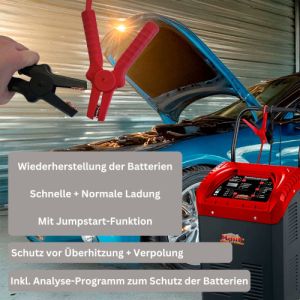 Mauk_Batterieladegert Trolly mit Jumpstart 40 A Max.