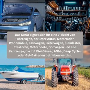 Mauk_Batterieladegert Trolly mit Jumpstart 40 A Max.
