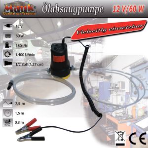 Mauk labsaugpumpe 12 V (B-Ware)