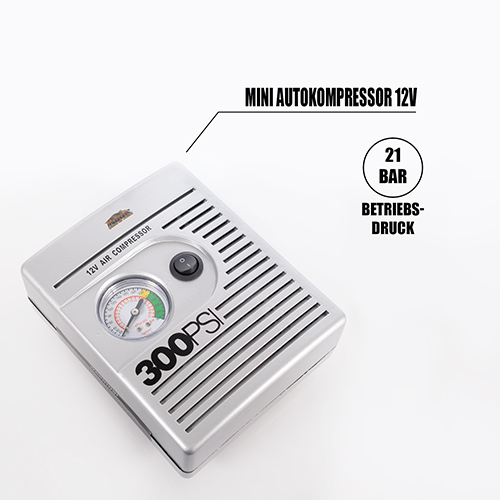 Mini Kompressor Autokompressor 12V 