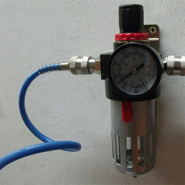 Druckluft Wasserabscheider 1/4" Druckluftfilter Ölabscheider Druckminderer 1 Mpa 