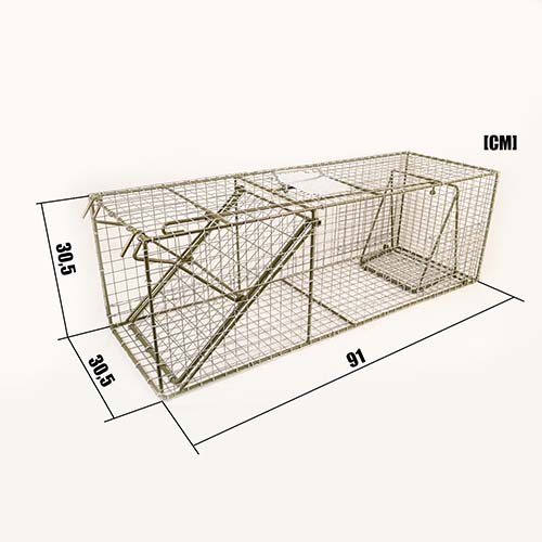 Tierfalle Lebendfalle Marderfalle (92x31x31cm) 