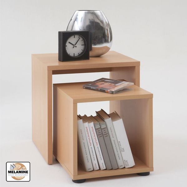 FMD Beistelltisch 2er-Set DUO