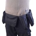 Werkzeuggrtel mit 6 Taschen und groem Brustbeutel (B Ware)