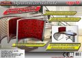 Mauk Infrarot Standheizer halbrund 250 W Rosen (B Ware)