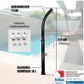 MAUK 18L Solardusche teilbar mit Thermometer! Fudusche, Wasserh