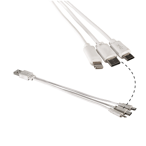 adapter 3 in 1 handy lightning weiss robust zuverlssig